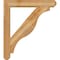 Ekena Millwork Funston Craftsman Rough Sawn Bracket w/ Offset Brace, Western Red Cedar, 6"W x 32"D x 36"H BKT0604X32X36FST04RWR - alternate 2